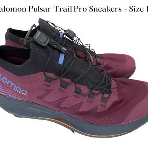 Salomon Trail Pro Shoes - Maroon and Black